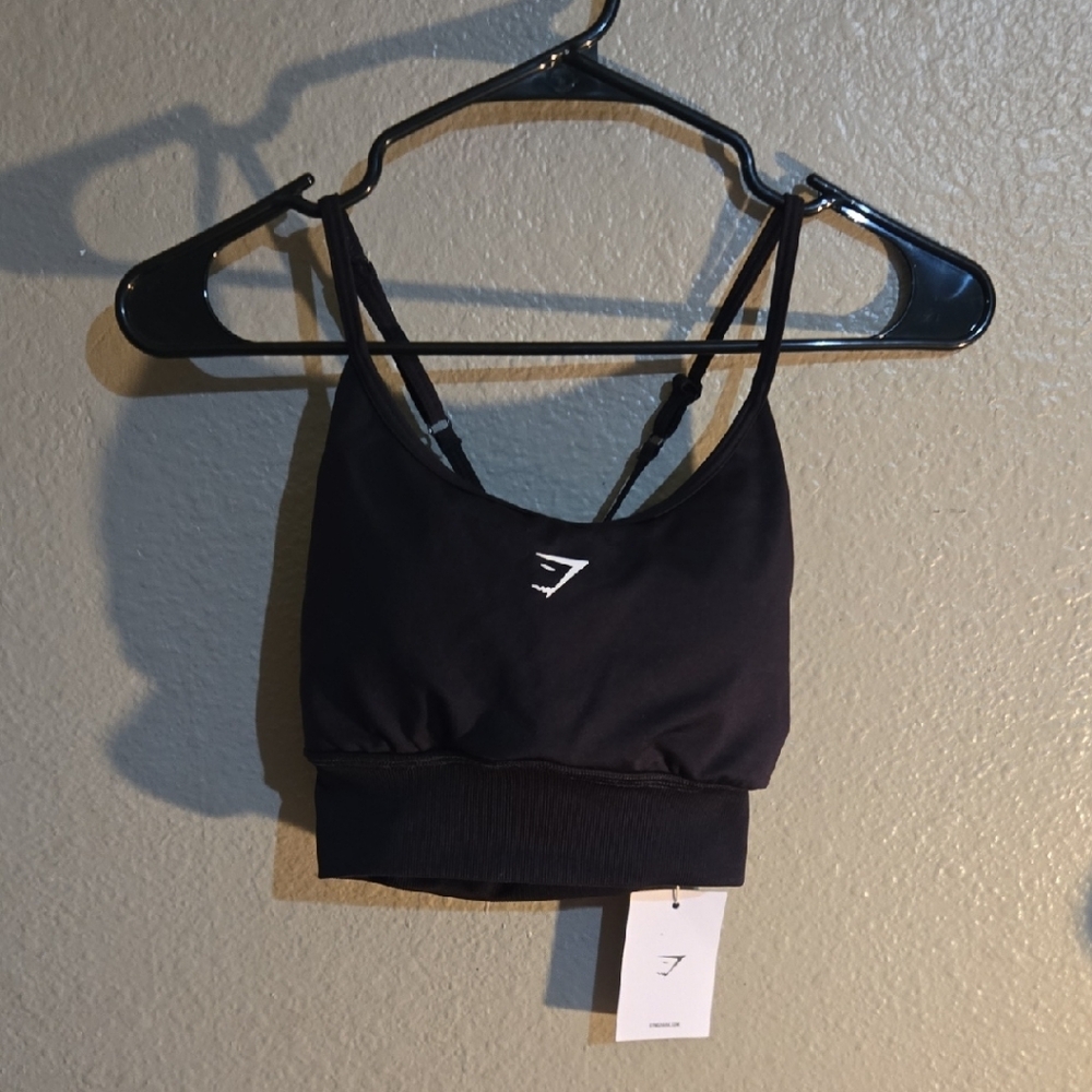 Gymshark Seamless Black Sports Bra
